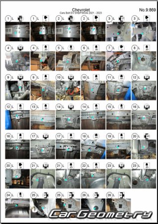 Chevrolet Bolt EV 2021�2023 Body dimensions