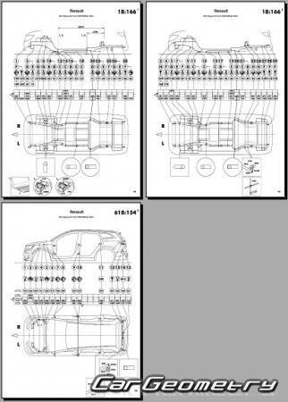 �������� ������� Renault Espace 2023-2032 Body dimensions