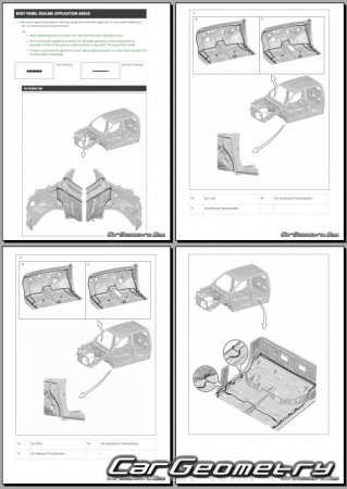 �������� ������� Toyota Hilux (GUN226 GUN227 TGN226 XPN225) � 2025 Body Repair Manual