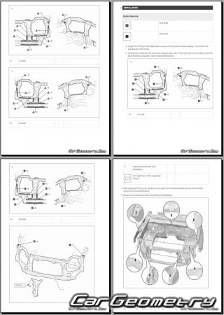 �������� ������� Toyota Hilux (GUN226 GUN227 TGN226 XPN225) � 2025 Body Repair Manual