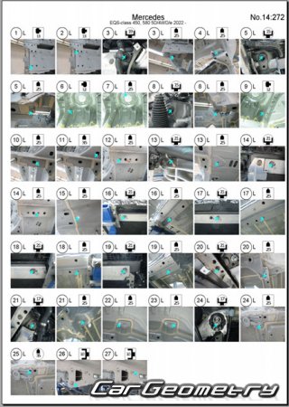 Mercedes EQS-class (X296) SUV � 2022 Body dimensions