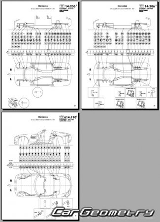 Mercedes AMG GT Cabrio (R190) 2017-2022 Body dimensions