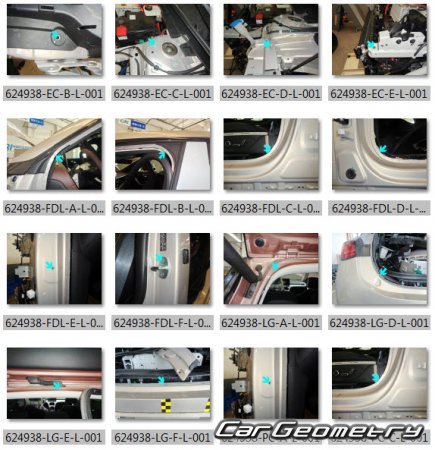 ������� ������ Smart #1 2022-2028 Body dimensions