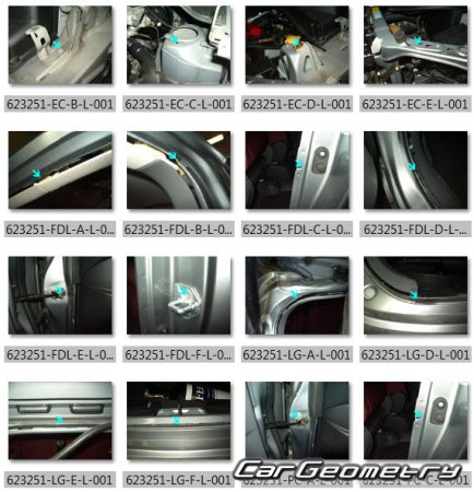 Subaru R1 (RJ1 RJ2) 2004-2010 (RH Japanese market) Body dimensions