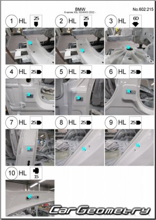 BMW X5L (G18) 2022�2026 Body dimensions