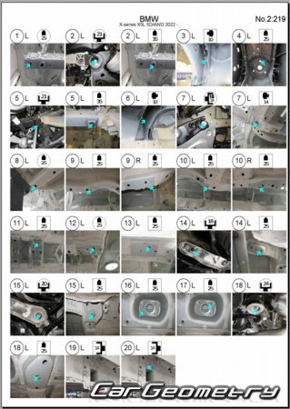 BMW X5L (G18) 2022�2026 Body dimensions