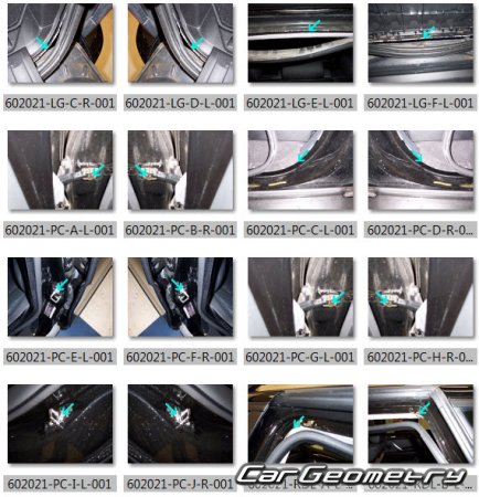 BMW X5 (E53) 2000-2006 Body dimensions