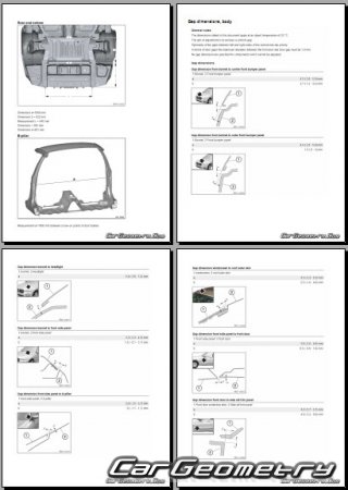 BMW X3M (F97) 2017-2024 Body dimensions