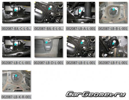 BMW X3 (F25) 2011-2017 Body dimensions
