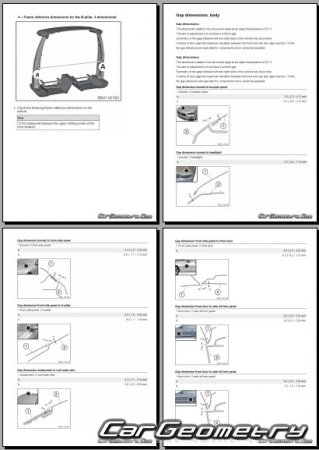 BMW M4 (G83) Cabrio 2021-2027 Body dimensions