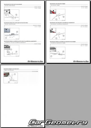BMW M4 (G83) Cabrio 2021-2027 Body dimensions