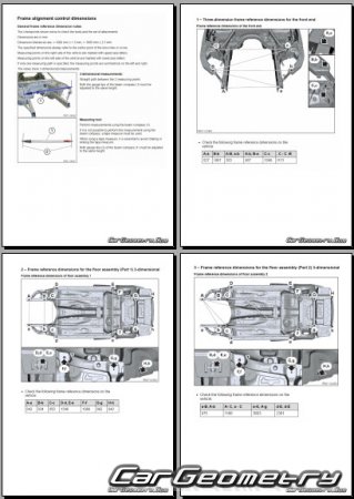 BMW M4 (G83) Cabrio 2021-2027 Body dimensions