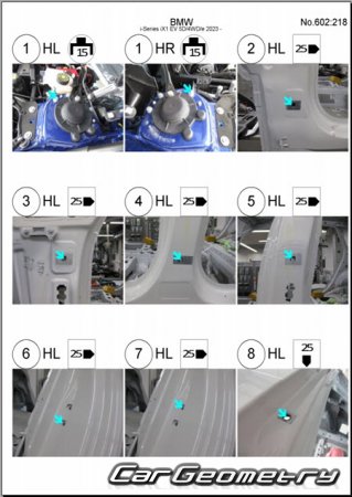 BMW iX1 EV (U11) 2022-2028 Body dimensions