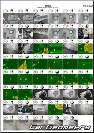 BMW iX1 EV (U11) 2022-2028 Body dimensions
