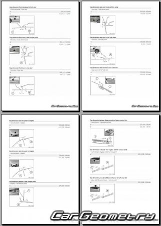 BMW 5 Series (G60) 2023�2030 Body dimensions