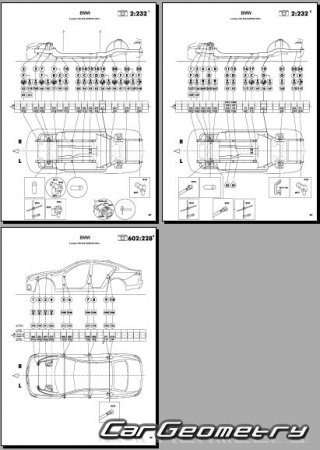 BMW 5 Series (G60) 2023�2030 Body dimensions