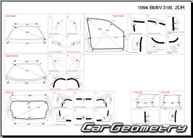������� ������ BMW 3 Series (E36) 1994-2000 Coupe � Convartible