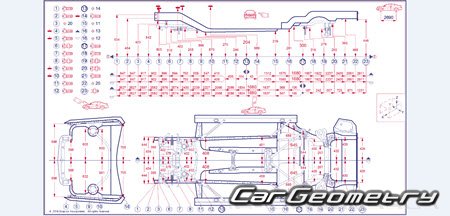 BMW M2 (F87) 2016-2023 Body dimensions