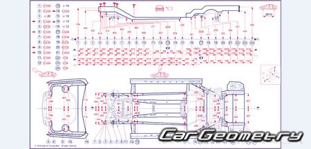 BMW 4 Series (F33) Cabrio 2013-2020 Body dimensions