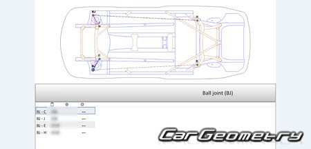 BMW 4 Series (F33) Cabrio 2013-2020 Body dimensions