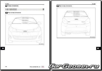 Размеры кузова Chery A13 (Заз Форза, Чери Бонус Liftback, Чери Вери Hatchback) 2010–2016 Размеры кузова Chery A13 (Заз Форза, Чери Бонус Liftback, Чери Вери Hatchback) 2010–2016