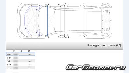 Buick Enclave 2024-2030 Body dimensions Buick Enclave 2024-2030 Body dimensions