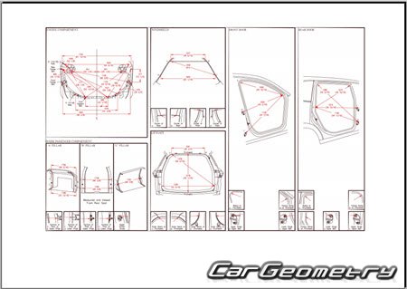 Buick Enclave 2024-2030 Body dimensions Buick Enclave 2024-2030 Body dimensions