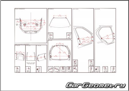 Кузовные размеры Land Rover Discovery 5 (L462) 2017-2026 Body Repair Manual Кузовные размеры Land Rover Discovery 5 (L462) 2017-2026 Body Repair Manual
