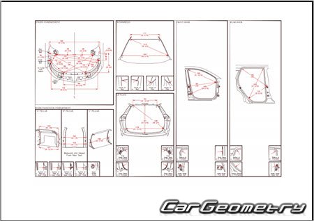 ������� ������ Chevrolet Equinox � 2024 Body dimensions