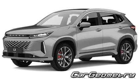 �������� ������� Exeed LX 2020-2024, ������� ������ Exeed Zhuifeng 2020-2024