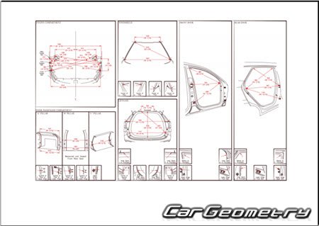 Размеры кузова Kia Sportage HEV (NQ5 HEV) 2022-2027 Body Repair Manual Размеры кузова Kia Sportage HEV (NQ5 HEV) 2022-2027 Body Repair Manual