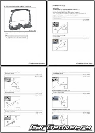 BMW M4 Coupe (G82) 2021-2026 Body dimensions