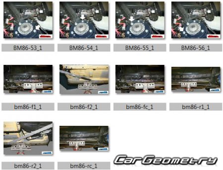 BMW M4 (F83) Cabriolet 2015-2020 Body dimensions