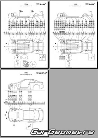 BMW M2 (F87) 2016-2023 Body dimensions