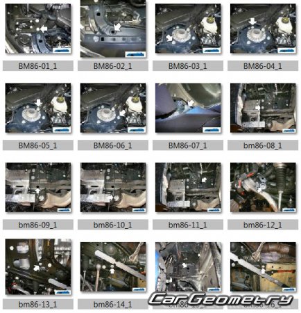 BMW 4 Series (F33) Cabrio 2013-2020 Body dimensions