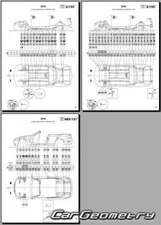 BMW 4 Series (F33) Cabrio 2013-2020 Body dimensions