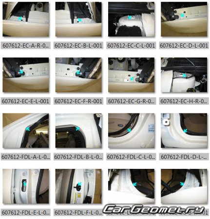 Lincoln MKX (U388) 2007-2010 Body dimensions