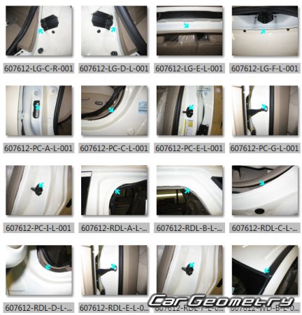 Lincoln MKX (U388) 2007-2010 Body dimensions