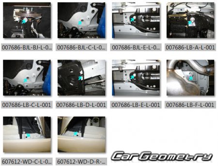 Lincoln MKX (U388) 2007-2010 Body dimensions
