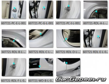 ������� ������ Lincoln MKZ 2017-2021 Body dimensions