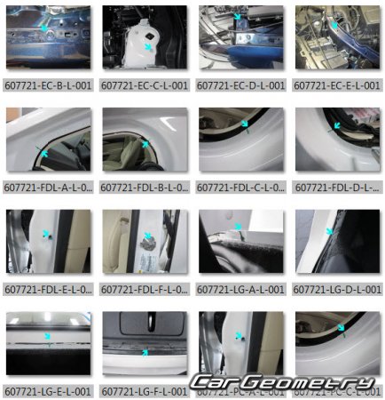 ������� ������ Lincoln MKZ 2017-2021 Body dimensions