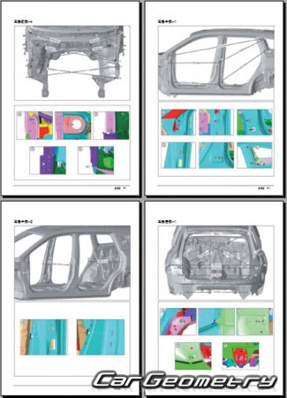 ������� ������ AITO M7 2022-2026 Body Repair Manual