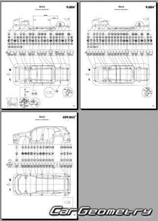 Buick Enclave 2024-2030 Body dimensions