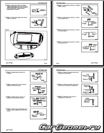 ������� ������ Chery Jetour T2 � 2024 Body Repair Manuals