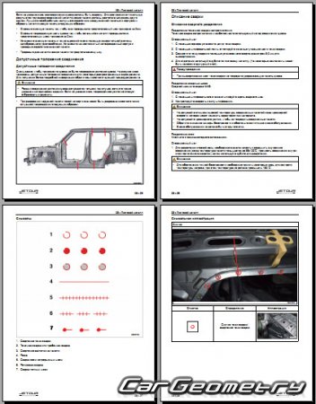 ������� ������ Chery Jetour T2 � 2024 Body Repair Manuals
