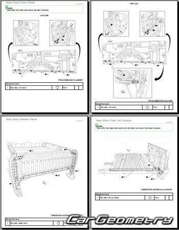 �������� ������� Nissan Titan (A61) 2016-2024 Body Repair Manual