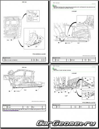 �������� ������� Nissan Titan (A61) 2016-2024 Body Repair Manual