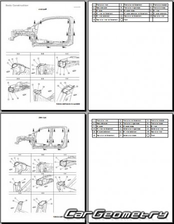 �������� ������� Nissan Titan (A61) 2016-2024 Body Repair Manual