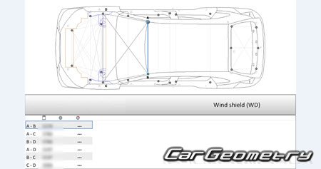 Кузовные размеры Acura ADX 2025-2030 Body dimensions Кузовные размеры Acura ADX 2025-2030 Body dimensions