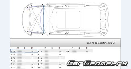 ������� ������ Infiniti QX80 (Z63) 2025-2030 Body dimensions